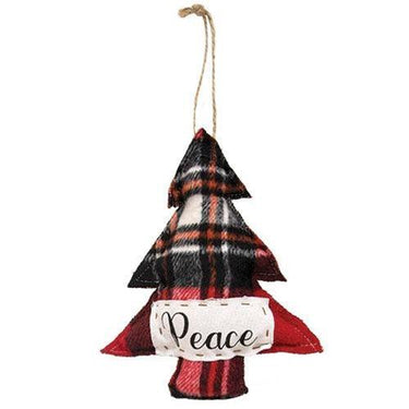 Joy Star & Peace Tree Ornament 2 Asstd - The Fox Decor